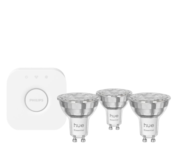 Philips Hue Essential White and color ambiance 3xŻarówka GU10+Hue Bridge 8721103103710 - 1362331 - zdjęcie 2